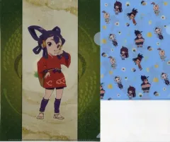 【中古】クリアファイル サクナヒメ(背景：グリーン) クリアファイルセット(2枚組) 「WEBくじ 天穂のサクナヒメ」 G賞