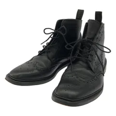 Loake ローク BURFORD レザーカントリーブーツ 738345 ブラック 10のサムネイル