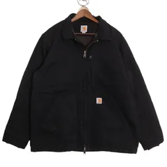 90年代 Carhartt カーハート デトロイトジャケット ワークジャケット ブラック (メンズ L) 中古 古着 A0202