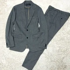 【先着クーポン配布中】【未使用品】【極美品】NANO UNIVERSE　セットアップ　Мサイズ　Damerino　TEIJIN SOLOTEX　ストレッチ　2ボタン　ウエストゴム　ドローコード　ポリエステル