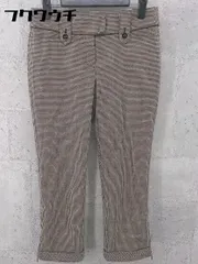 ◇ TO BE CHIC トゥービーシック ロールアップ パンツ サイズ38 ブラウン系 レディース 【中古】 【1002801152024】