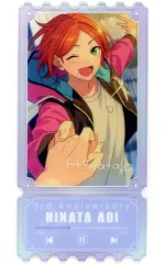 【中古】キャラカード [単品] 葵ひなた チケット風アクリルカード 「あんさんぶるスターズ!!」 中国版・韓国版3周年記念 課金返礼品