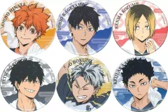 【中古】バッジ・ピンズ 全6種セット 「ハイキュー!!×極楽湯・RAKU SPA 最高にハイなキュー日(じつ) トレーディング缶バッジ お風呂ver.」