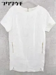 ◇ martinique マルティニーク デザイン 半袖 ミニ ワンピース オフホワイト レディース 【中古】 【1002801698010】のサムネイル