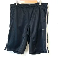 日本製◎ (^w^)b NIKE ナイキ DRI-FIT ジャージ ハーフパンツ ショートパンツ ハーパン ショーパン 短パン 運動 スポーツ ランニング ジョギング 練習 イージー ボトムス ブラック 黒 メンズ 男性 サイズ XL