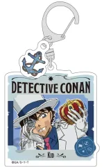 【中古】キーホルダー 怪盗キッド(B) 「名探偵コナン トレーディングダブルパーツアクリルキーホルダー 船乗り」