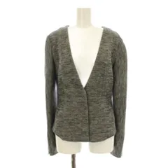 シーバイクロエ SEE BY CHLOE ノーカラージャケット ウール ストレッチ I40 グレー L303800 /KUのサムネイル