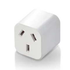 【新品・2営業日で発送】ELECOM エレコム 日本用変換プラグ／O2タイプ／ホワイト(T-NHPAO2WH)