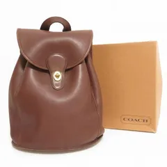 #anb コーチ COACH オールドコーチ リュックサック デイバッグ バックパック 茶 レザー レディース [869438]