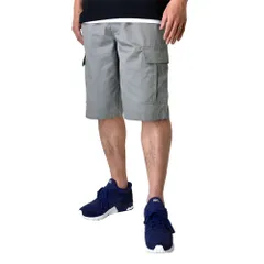 ハーフパンツ カーゴパンツ 《グレー》新品 未使用 TC素材 ウエストゴム チノ素材 【D7H】【ゆうパケット】 ファッション