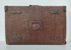 〇手提 柳行李 骨董品 昭和レトロ アンティーク 古道具 トランクケース