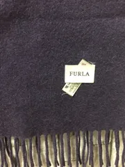 FURLA　フルラ　マフラー　パープル　紫　カシミヤ100％