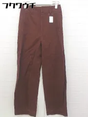 ◇ UNIQLO ユニクロ パンツ サイズ ウエスト58cm ヒップ85cm ブラウン系 レディース 【中古】 【1105180004448】