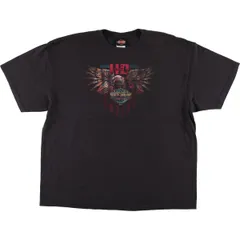 古着 ビックサイズ ハーレーダビッドソン Harley-Davidson モーターサイクル バイクTシャツ USA製 メンズXXXL相当/eaa580972