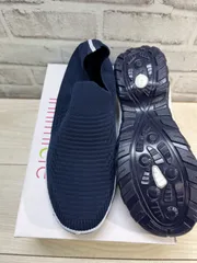 infirmiere ニットスリッポンエアシューズ　ネイビー　25.0 整理番号階4