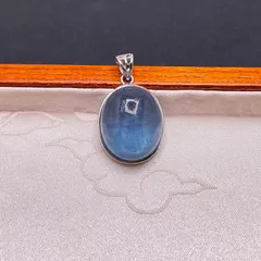 天然美品★【ブルーアクアマリン】★ペンダント 天然石 22.1*18.2*9.9mm ZB9395