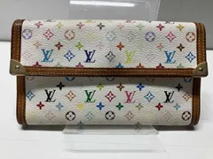 LOUIS VUITTON モノグラムマルチカラー TH1014 ポルトトレゾールインターナショナル フラップ有り二つ折り長財布 M92659