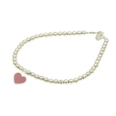 ティファニー(Tiffany) リターントゥティファニー ブレスレット シルバー925 無し チャームブレスレット レッド,シルバー