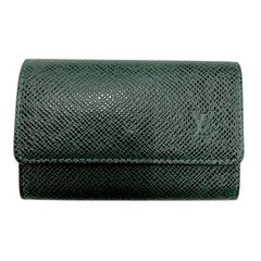 【真贋判定済】LOUIS VUITTON ルイヴィトン タイガ ミュルティクレ6 M30534 タイガ ディープグリーン ウォレット B0323FYS67