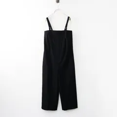 2023AW スピック＆スパン Spick & Span ベアオールインワン 36/ブラック サロペット オーバーオール【2400014448436】