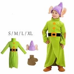 ハロウィン 白雪姫風 小人風 コスプレ 子供 七人の小人風 仮装 キッズ 衣装 男の子 女の子 コスチューム コス