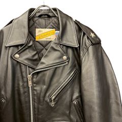 80s ビンテージ Schott NYC 613 ワンスター ダブル ライダース レザージャケット 牛タグ ブラック 40 70年代 USA製 ヴィンテージ ショット vintage 美品