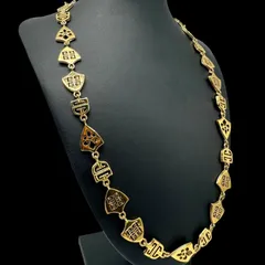 希少 美品 ジバンシー GIVENCHY ゴールドネックレス ロゴ ロング ジュエリー ヴィンテージ