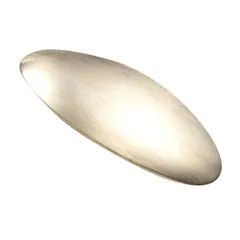 【B：ゴールド × ワンサイズ】[Cream dot. クリームドット公式] ヘアアクセサリー レディース 8タイプ バレッタ ヘアクリップ 大きめ メタル セミマット ヘアライン加工 太め オーバル アーチ 光沢感 大人 上品 エレガント シンプル