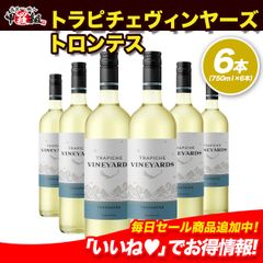 ダイアモンドトロフィー受賞！辛口で爽やか 🍷トラピチェ ヴィンヤーズ トロンテス　アルゼンチン🍷750ml×６本　白　辛口　年末年始　ギフト　お祝い　パーティー　【Wine Dish】 【甲羅組】