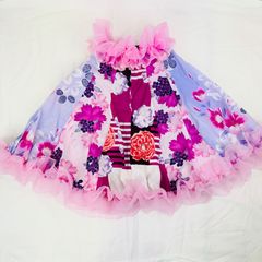 【浴衣リメイク】天使のふわふわワンピースkimono