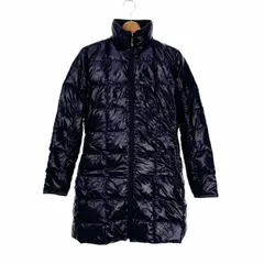 モンクレール MONCLER 茶タグ リバーシブルダウンコート ロング ロゴ 1 紺 ネイビー 49386/30/69950のサムネイル