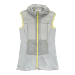 サイズ：S ADIDAS GOLF アディダスゴルフ N55259 フード付 ロングジップベスト  グレー系 [240101245201] ゴルフウェア レディース ストスト