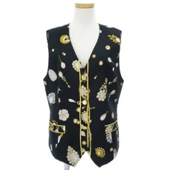 【コメントお値下げ分】美品　レオナール　ジレ　ベスト　LL　ブラック ホワイト 2025年最新】LEONARD レディース ベスト・ジレ・ビスチェの人気