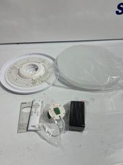 ledシーリングライト 天井照明 8-10畳 4300lm12段階 33W 昼光色 電球色 リモコン付き ホワイト 照明 電気 ライト リビング 寝室 和室 洋室 インテリア照明 ledcl-wh36