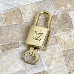 LOUIS VUITTON ルイヴィトン パドロック No.330 カデナ 南京錠 鍵 ゴールド