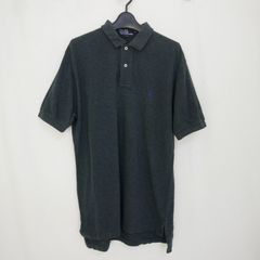 Polo Ralph Lauren ポロ ラルフローレン コットン 半袖ポロシャツ ボリビア製 CHARCOAL GRAY M