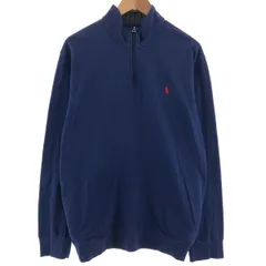 古着 ラルフローレン Ralph Lauren POLO RALPH LAUREN ハーフジップ ロングTシャツ ロンT メンズXL/eaa390210