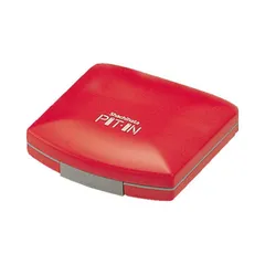 【 新品 未開封 】   シヤチハタ 印章ケース ピットイン(エコス) レッド CPN1ECR 未使用 送料無料