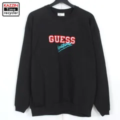 スペシャル価格 《USA製》ゲス GUESS☆スウェット M デカロゴ ボルドー