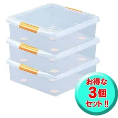 【公式】クリアケース アイリスオーヤマ 3個セット 衣装ケース 収納ケース プラスチック フタ付き 新生活 一人暮らし ベッド下 UG-475のサムネイル