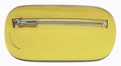 エルメス コインケース サーフ ソルド品 HERMES 小銭入れ レザー イエロー ファスナー付き メンズ レディース