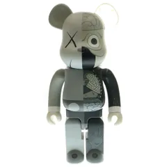正規品　ベアブリック1000% 人体模型 カウズ kaws フィギュア 楽天市場】KAWS カウズ BE@RBRIK グレー COMPANION 人体模型 400