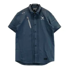 サイズ：M OAKLEY オークリー  半袖シャツ スカル ドット柄 グレー系 [240101251892]# ゴルフウェア メンズ ストスト