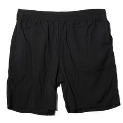 ハーフパンツ メンズ ショートパンツ サマーショーツ アロハショーツ アロハパンツ ショーツ ALOHA アロハ 無地 メンズ レーヨン100% 水陸両用 水着 ハーフパンツ リゾートスタイル リゾートパンツ アロハハーフパンツ BLACK
