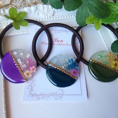 レジン ヘアゴム ドライフラワー No.155 レジン ヘアゴム ドライフラワー No.155 - メルカリ