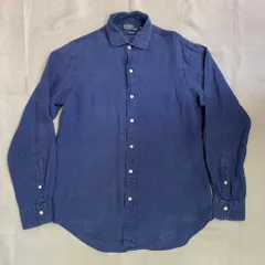【25SS 今季 新品タグ付き】ポロラルフローレン リネンシャツ XS ネイビー リネン シャツ | ラルフ ローレン公式オンラインストア