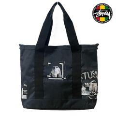 STUSSY ステューシー トートバック（ロボットペイント） - メルカリ