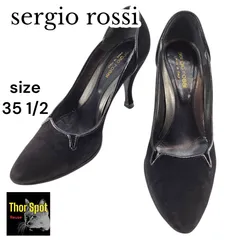 sergio rossi  セルジオロッシ パンプス ヒール 35 1/2 ブラック レディース