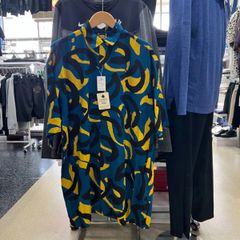 ddp ディーディーピー●総柄　半袖シャツ　シャツ　M L XL