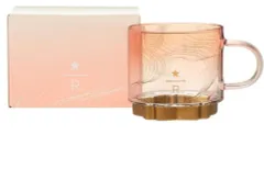 スターバックス リザーブ 桜2025 ハンドルグラスマグゴールドボトム サクラ